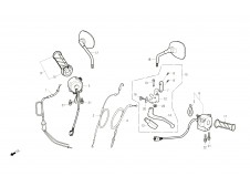 Maneta embrague Daelim Roadwin 125 2004 - 2008