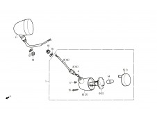 Intermitente delantero izquierdo Daelim Roadwin 125 2004 - 2008