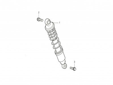 Amortiguador Daelim Roadwin 125 2004 - 2008