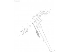 Pata de cabra Triumph Street 675 2010-2011