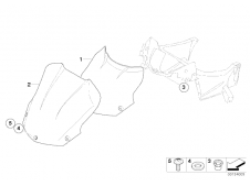 Cupula BMW F800 ST 800 2006-2008  recambios para moto