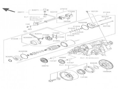 Motor arranque KAWASAKI ER6N 650 2005-2009