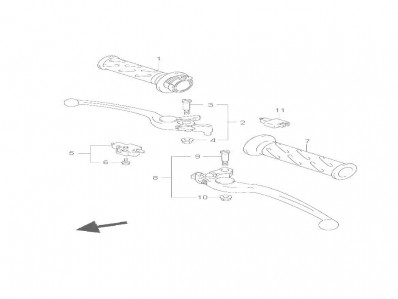 Maneta freno delantera Suzuki Bandit 650 2007 - 2008