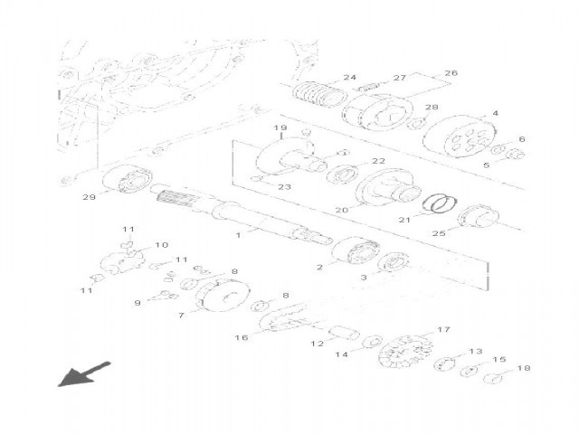 Variador completo Yamaha Cygnus 125 2004-2005