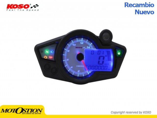 Marcador universal KOSO RX1N GP Style (blanco / azul) BA011220 Marcadores y sensores Marcadores y sensores