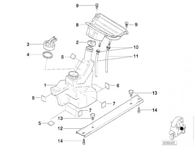 Deposito gasolina Bmw C1 125 cc y 200 cc 1999 - 2003