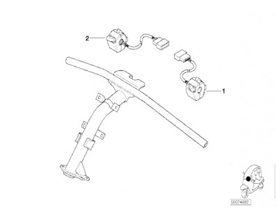 Piña luces derecha Mod 200 cc. Bmw C1 125 cc y 200 cc 1999 - 2003