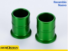 Casquillos de rueda delantera Kawasaki Verde Casquillos separadores de rueda Casquillos separadores de rueda