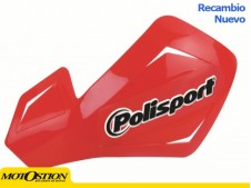 Paramanos abierto Polisport Freeflow lite aluminio rojo 8305800097 Protectores paramanos Protectores paramanos