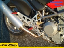 Soportes reposapies pasajero Monster S4 LSL 110D023.2 Reposapies racing Reposapies racing