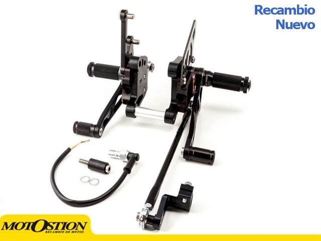 Estriberas retrasadas Multi posición 2-Slide Speed Triple 1050 \'05- LSL 118T033 Estriberas retrasadas Estriberas retrasadas