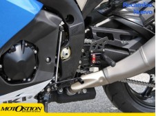 Estriberas retrasadas Multi posición 2-Slide GSX-R1000 \'09-/ 600-75 LSL 118S123 Estriberas retrasadas Estriberas retrasadas