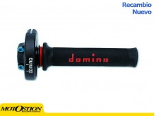 Acelerador rápido Domino monocilindrico con puños rojo/negro 3476.03 Acelerador Acelerador
