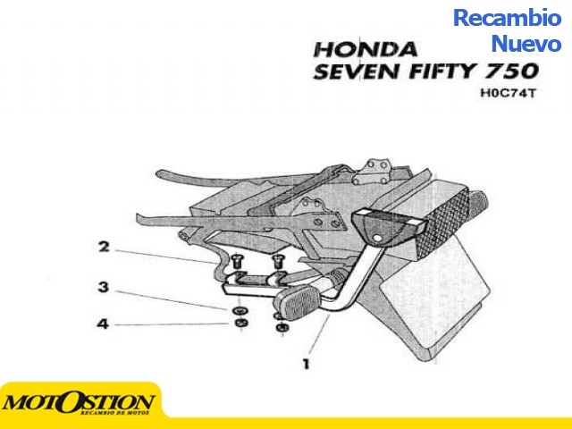 Kit Fijaciones Honda CB 75O R 94 TO Fijaciones Fijaciones