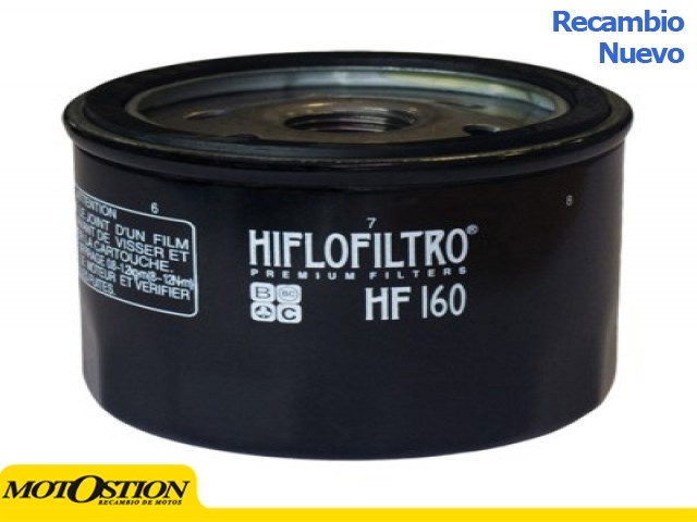 Filtro de Aceite Hiflofiltro HF160 Filtros de aceite hiflofiltro Filtros de aceite hiflofiltro
