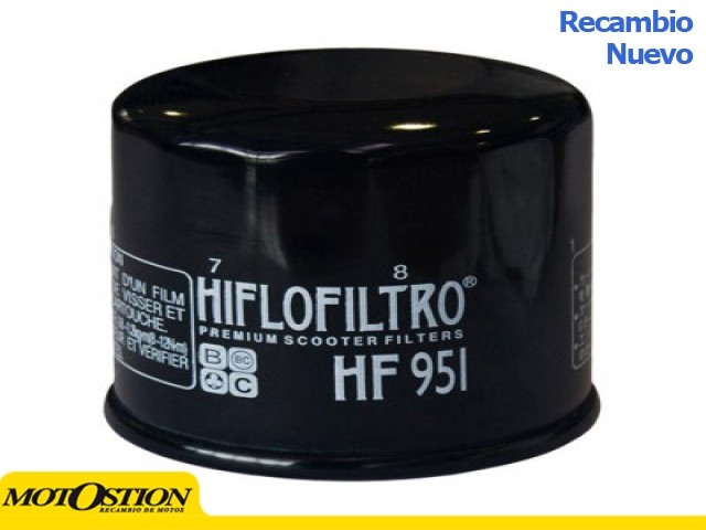 Filtro de Aceite Hiflofiltro HF951 Filtros de aceite hiflofiltro Filtros de aceite hiflofiltro