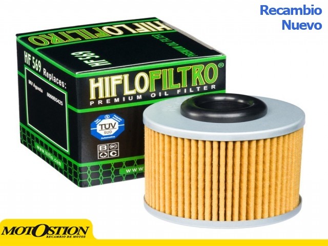 Filtro de aceite Hiflofiltro HF569 Filtros de aceite hiflofiltro Filtros de aceite hiflofiltro