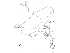 Asiento Suzuki Gsx f 750 1989-1997