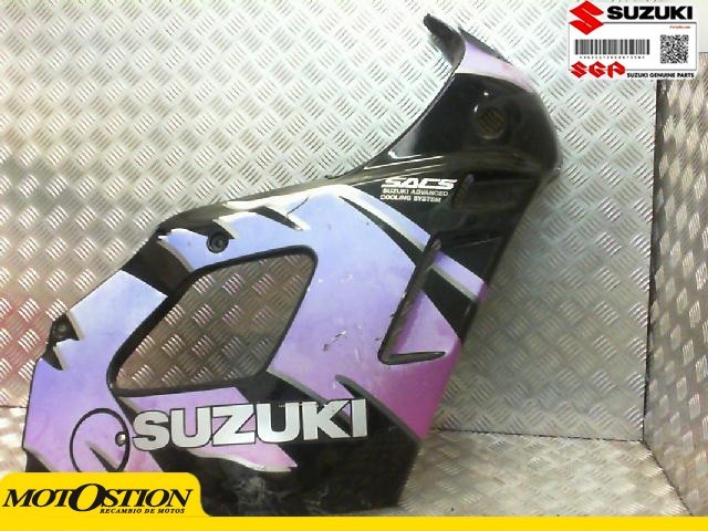 Faldon derecho negro morado SUZUKI GSX F 750 1989-1997  recambios para moto