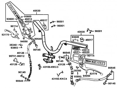 Bomba freno trasero Kymco Grand dink 125 2002 - 2005