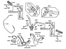 Piña luces derecha Mod 2004 Kymco Grand dink 125 2002 - 2005
