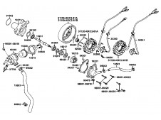 Bobina encendido Mod 2004 Kymco Grand dink 125 2002 - 2005