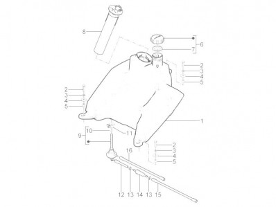 Aforador Aprilia Sr motard 125 2012 - 2014