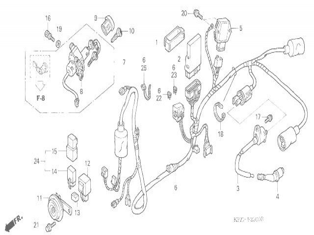 Sistema electrico completo Honda Dylan 125 2002-2008