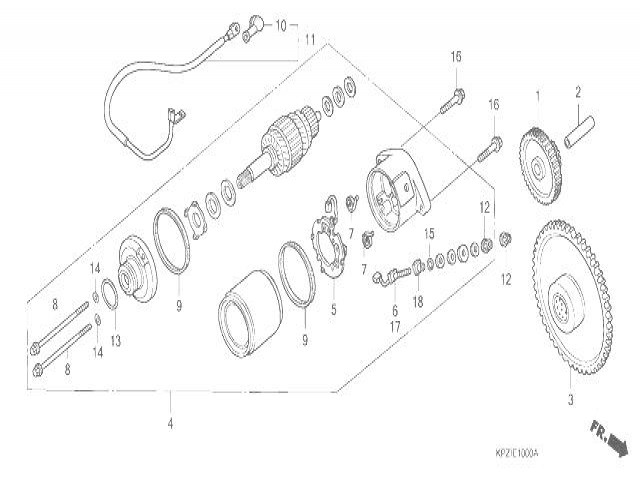 Motor arranque Honda Dylan 125 2002-2008