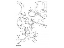 Embellecedor manillar superior Yamaha Xmax 125 2006-2010