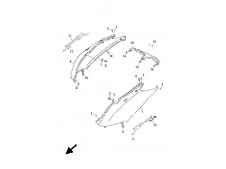 Cacha izquierda Yamaha Xmax 250 2005-2006
