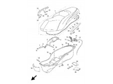 Visagra asiento Yamaha Xmax 250 2005-2006
