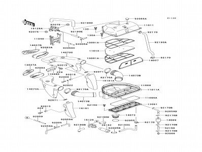 Pregrifo gasolina Kawasaki Zx6 r 600 cc 1994 - 1996