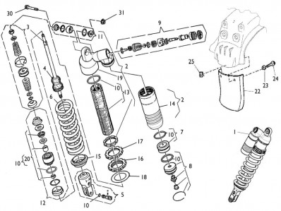 Amortiguador Husqvarna Sm 610 2007 - 2017