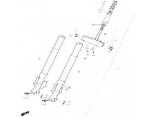 Barra completa izquierda Hyosung Aquila i 650 2007-2014