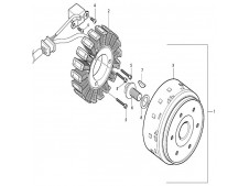 Volante magnetico Hyosung Aquila i 650 2007-2014