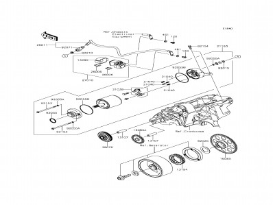 Motor de arranque Kawasaki er6n abs 650 2009-2011