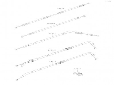 Cable embrague Kawasaki Z 750 2007-2009