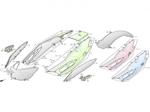 Union colin Daelim S3 125 2010-2013