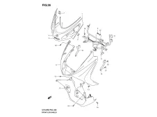 Carenado superior inferior Suzuki Burgman 125 2002 - 2006