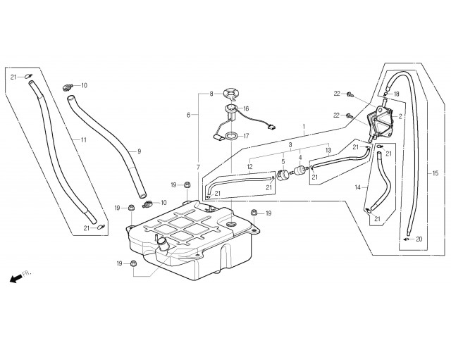 Aforador Daelim S2 125 2004-2006