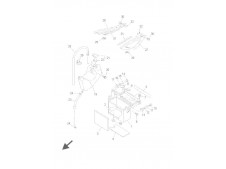 Embellecedor deposito izquierdo Yamaha Tdm 850 1998-2003