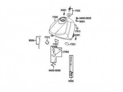 Aforador Kymco Quannon 125 2007-2011