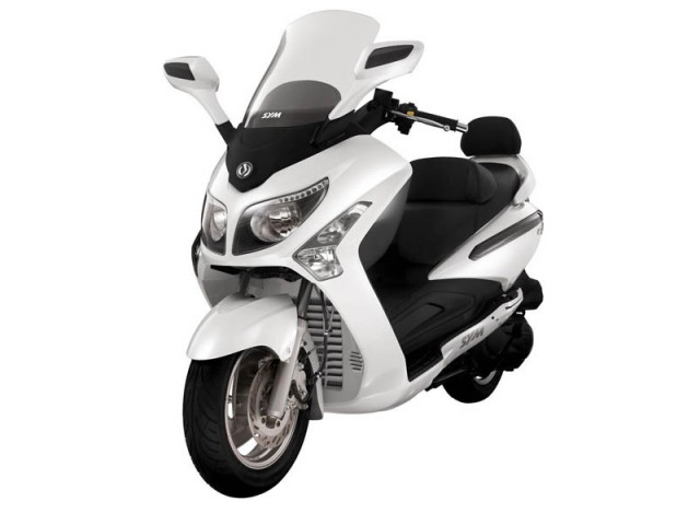 Cacha izquierda gris con desperfecto SYM GTS 125 2010-2013  recambios para moto