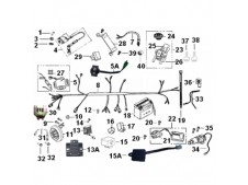 SISTEMA ELECTRICO COMPLETO Motos Asiáticas Keeway  superlight 125 2010 - 2014