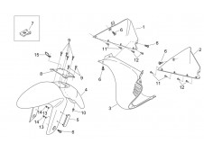 Aleta delantera Aprilia Rs 50 1999-2005