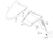 Aleta delantera Bmw F650 GS y F650 GS DAKAR 1999 - 2007