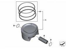 Piston Bmw F650 GS y F650 GS DAKAR 1999 - 2007