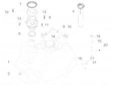 DEPÓSITO GASOLINA Gilera Nexus 125 2007-2008