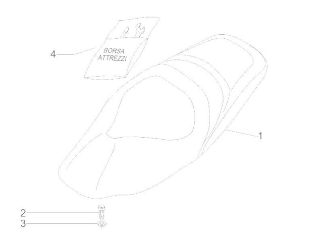 ASIENTO Gilera Nexus 125 2007-2008